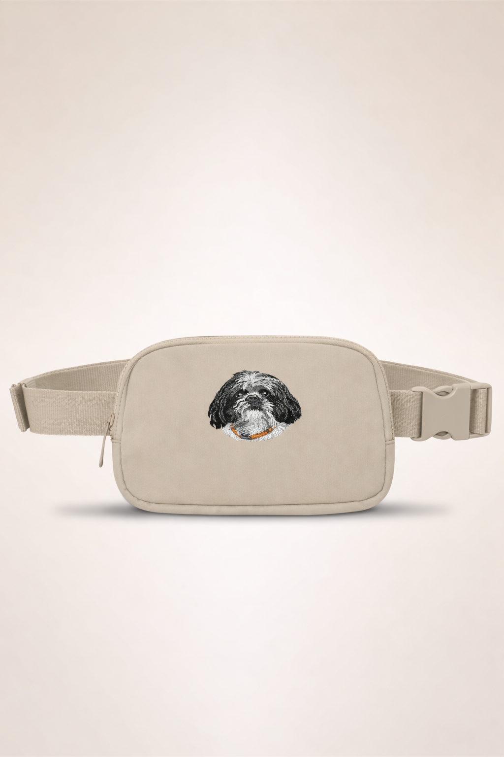 Custom pet face on bag