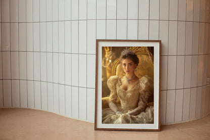 Custom Royal Portrait from Photo, Renaissance Queen Art Personalized Queen from photo gift for women royal portraits gift for her royalty me