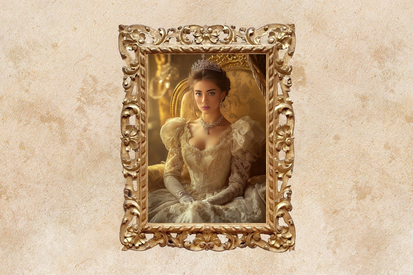 Custom Royal Portrait from Photo, Renaissance Queen Art Personalized Queen from photo gift for women royal portraits gift for her royalty me