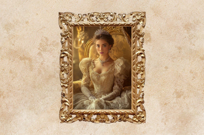 Custom Royal Portrait from Photo, Renaissance Queen Art Personalized Queen from photo gift for women royal portraits gift for her royalty me