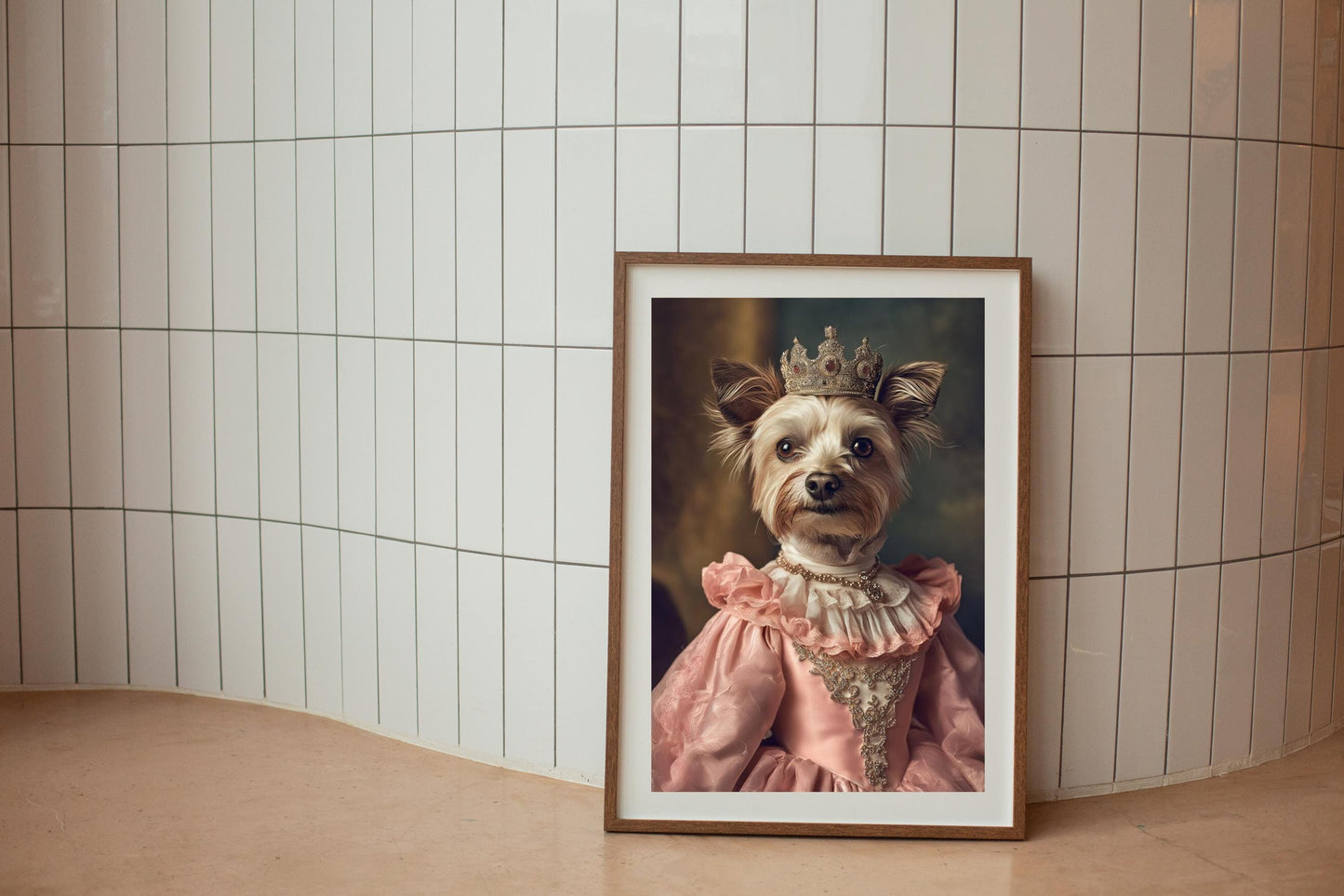 Custom Regal Pet Portrait, Royal Dog Painting from Photo, Pet Portrait Royal Dog Portrait, Wall Art Renaissance Pet Portrait Gift