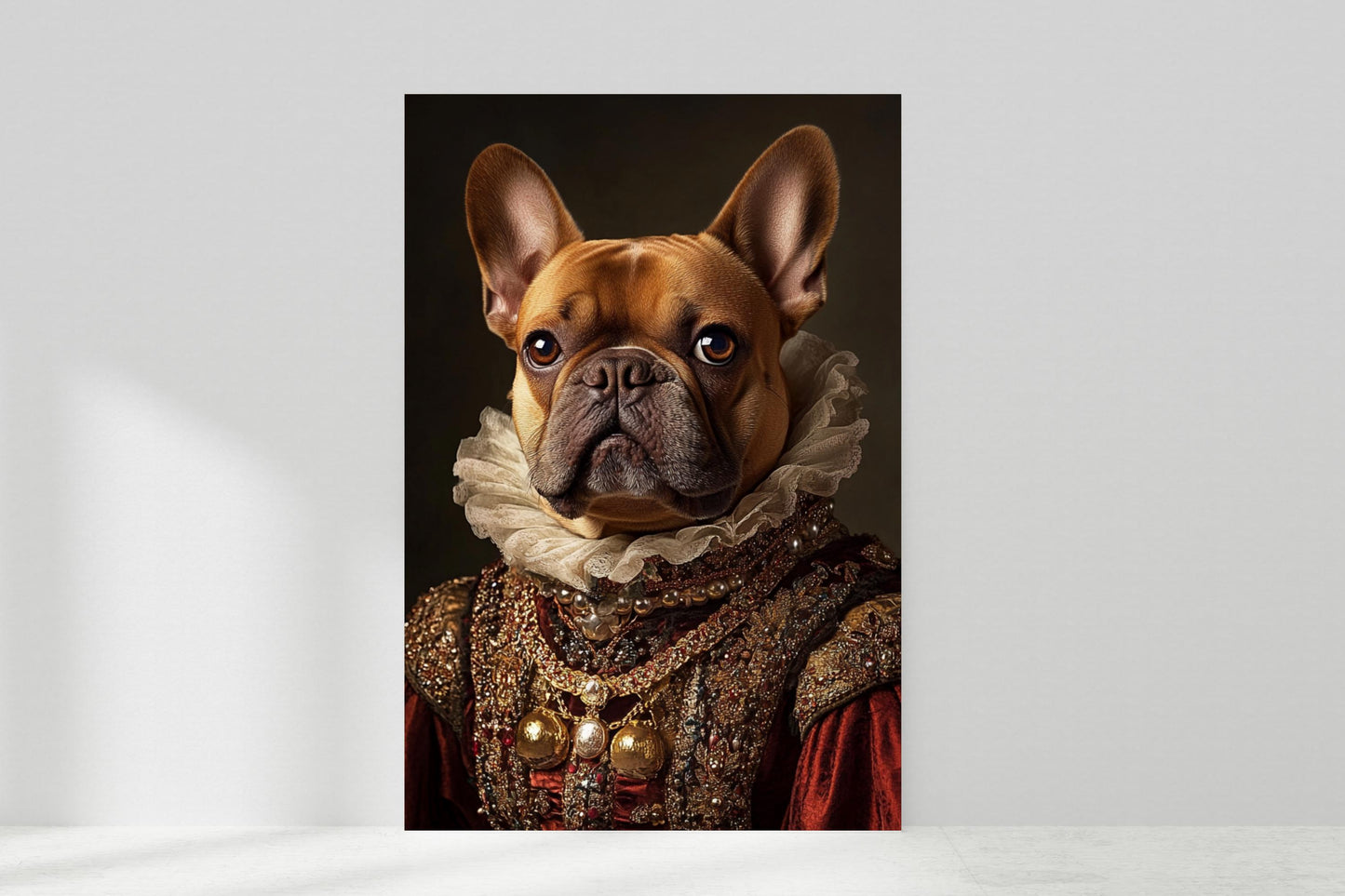 Custom Pet Portrait Painting, Renaissance Dog Portrait from Photo, Royal Pet King Portrait Painting Digital Art, Royal Dog Portraits