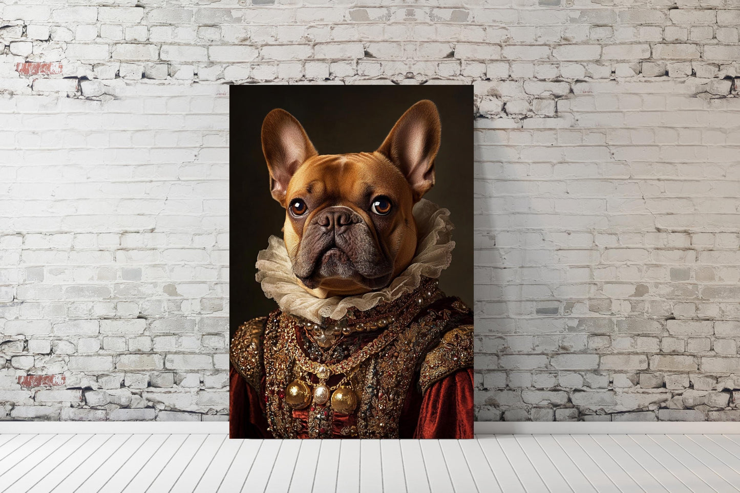 Custom Pet Portrait Painting, Renaissance Dog Portrait from Photo, Royal Pet King Portrait Painting Digital Art, Royal Dog Portraits