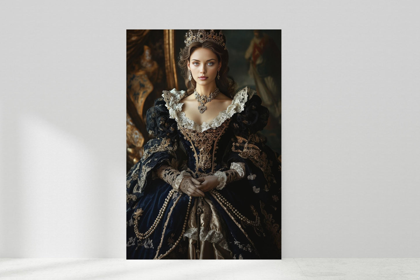 Custom Royal Queen Portrait Renaissance Victorian Portrait From Photo Royal Portrait from me as a queen Personalized Gift Custom Portraits