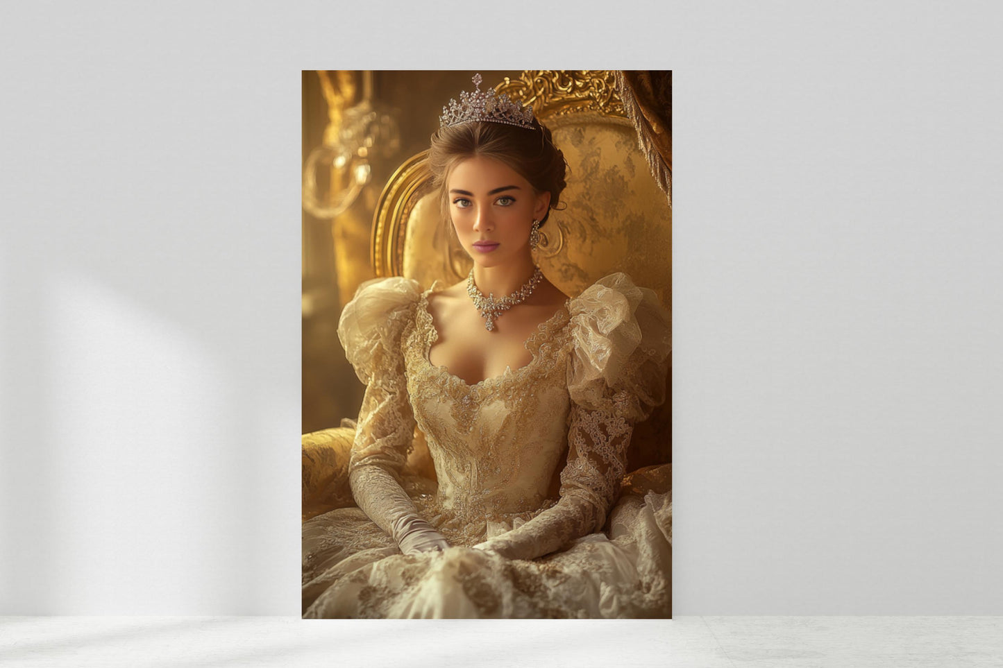 Custom Royal Portrait from Photo, Renaissance Queen Art Personalized Queen from photo gift for women royal portraits gift for her royalty me