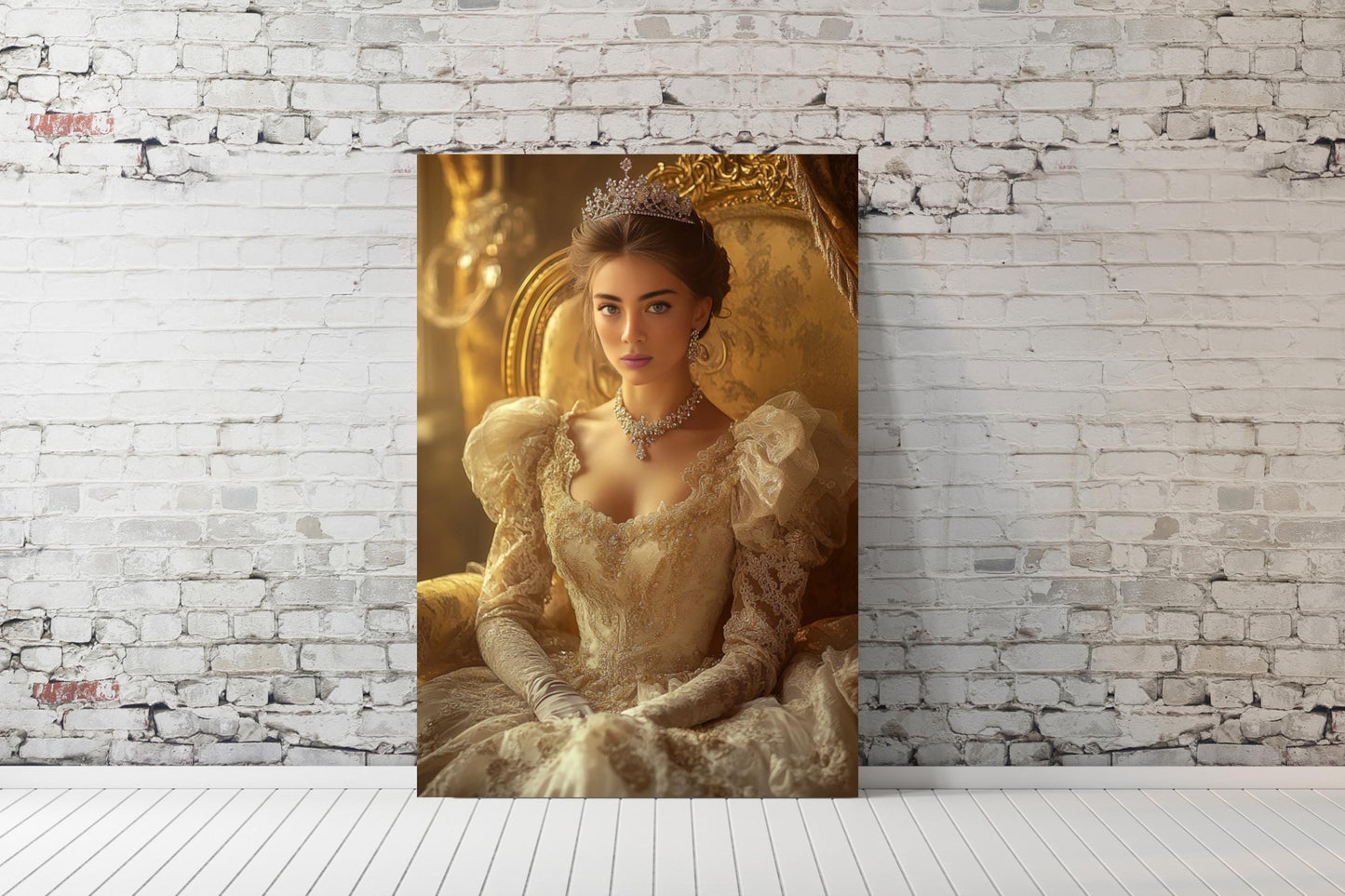 Custom Royal Portrait from Photo, Renaissance Queen Art Personalized Queen from photo gift for women royal portraits gift for her royalty me
