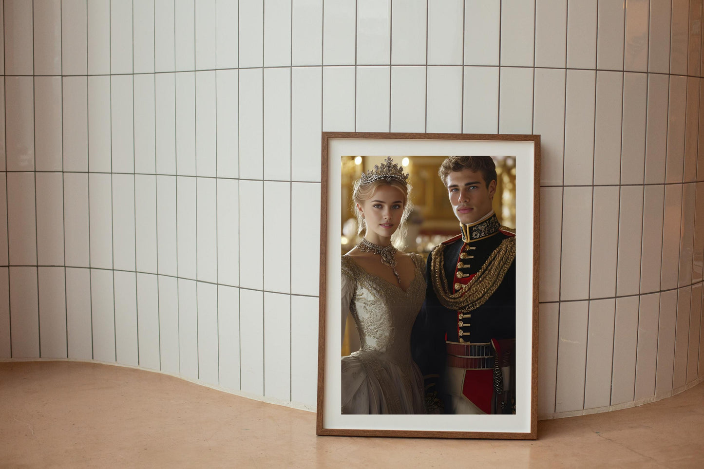 Custom Royal Couple Portrait from Photo, Royal Family Portrait, Renaissance Portrait, Personalized Gift for Valentine, Gift for her
