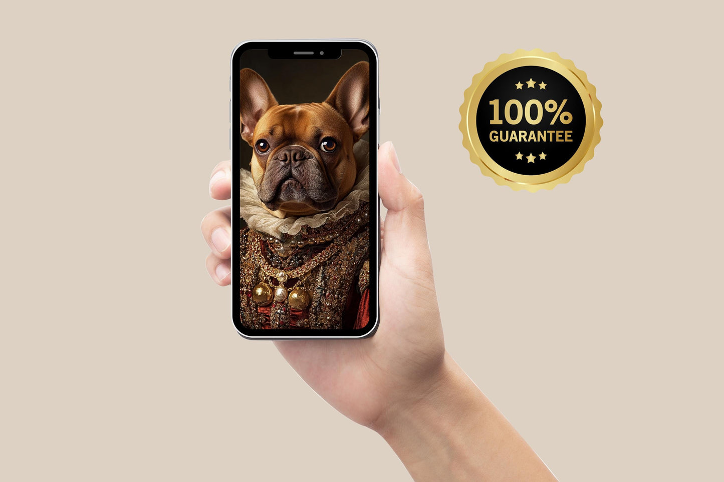 Custom Pet Portrait Painting, Renaissance Dog Portrait from Photo, Royal Pet King Portrait Painting Digital Art, Royal Dog Portraits