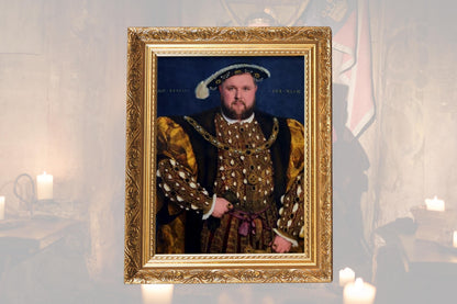 Custom Renaissance Portrait, Custom Fun Portrait from Photo for Coworker, Funny Face Swap Gift, Custom Funny Portrait King of Henry VIII