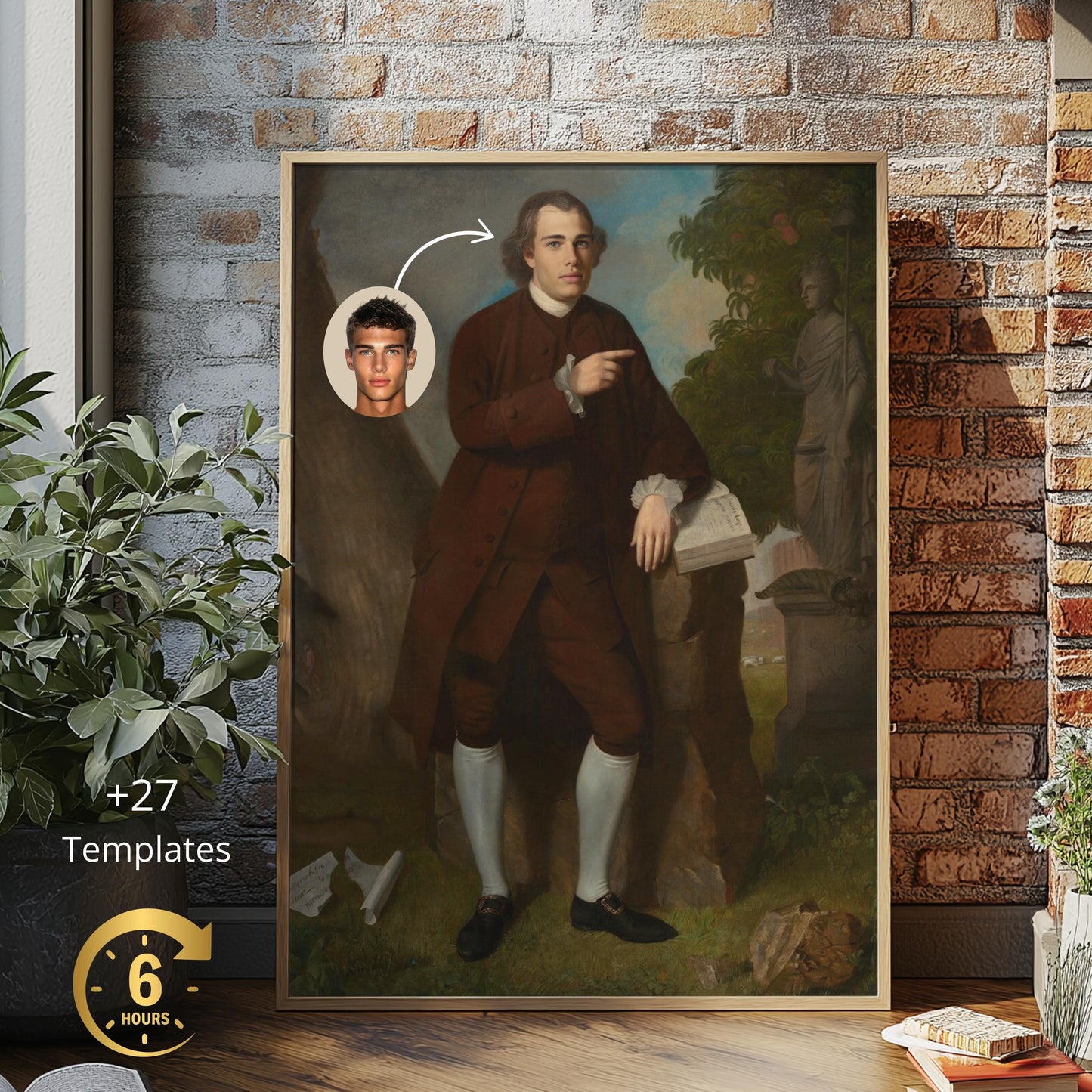 Custom Royal Portrait from Photo Renaissance Portrait Historical Portrait Royal Human Portrait Custom Men Gift Portrait Personalized gift