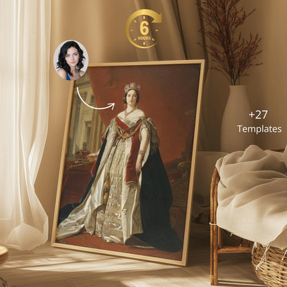 Custom Historical Portraits Renaissance Portrait, Custom Historical Family Portrait from Photo, Renaissance Royal Gift, Valentine gift