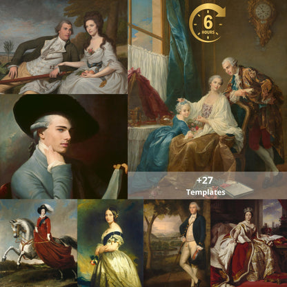 Custom Historical Portraits Renaissance Portrait, Custom Historical Family Portrait from Photo, Renaissance Royal Gift, Valentine gift