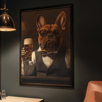 Custom Funny Pet Portraits Custom dog bartender Portrait funny dog portraits bartender dogs barman dog in a bar bartender pet portrait