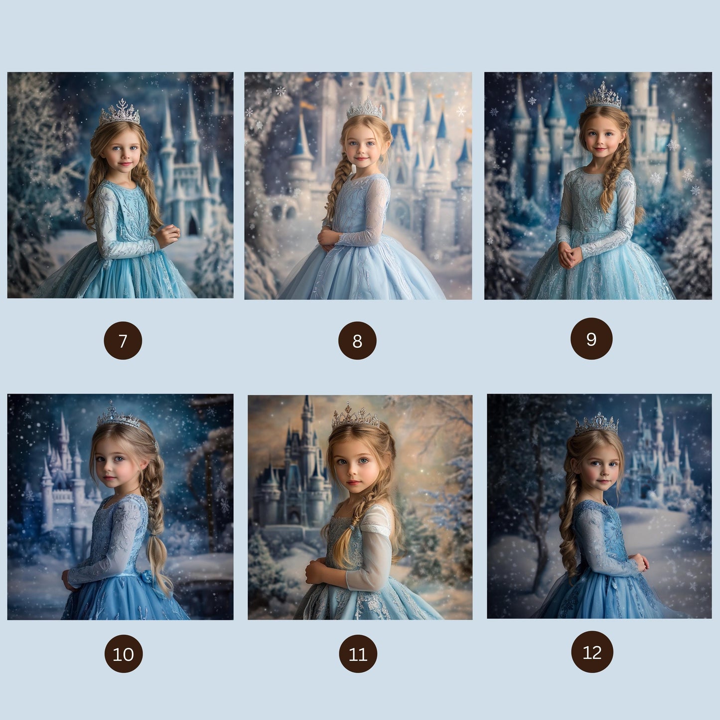 Personalized Princess Elsa Portrait, Custom Frozen Gift, Personalized Elsa Portrait, Princess Portrait, Custom Princess Girl Birthday gift