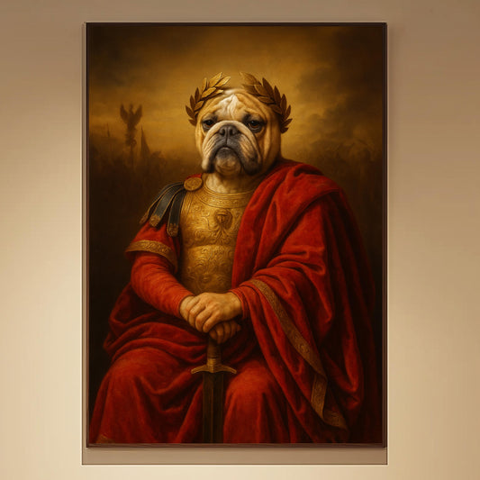 Custom Royal Pet Portrait Painting, Renaissance Dog Portrait from Photo, Royal Cat King Portrait Painting Digital Art, Portrait Art