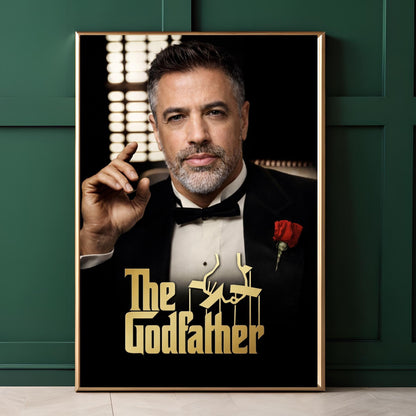 Custom the Godfather Portrait CEO Gift for Boss God Father Portrait from Photo Funny Mafia Boss Husband or Groomsmen Gift Mafia Boss Grandpa